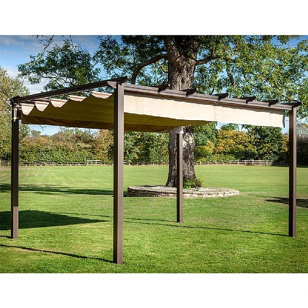 Hartman Roma 3x4m Rectangular Pergola Bronze - Image 3