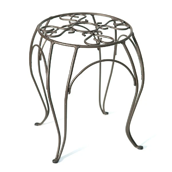 Panacea Cameo Round Brown Plant Stand 55cm