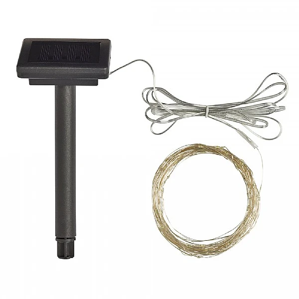 Smart Solar Multi-Coloured Firefly String Lights Solar - (x100) - Image 2