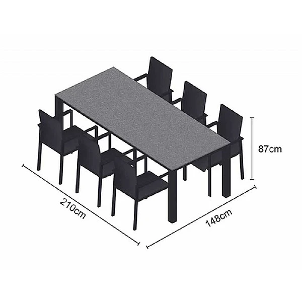 LIFE Sense Concept 6 Seater Dining Set - Image 3