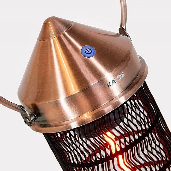 Kalos Copper Lantern Patio Heater - Large 2000W - Image 3