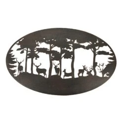 Fallen Fruits Wall Art Oval Deer