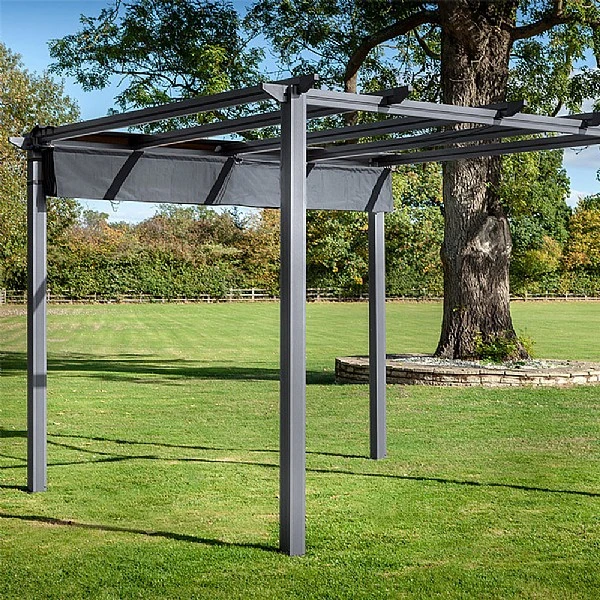 Hartman Roma 3x3m Square Pergola Grey - Image 2