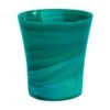 Ivyline Flared Orchid Pot Cover Teal 14cm