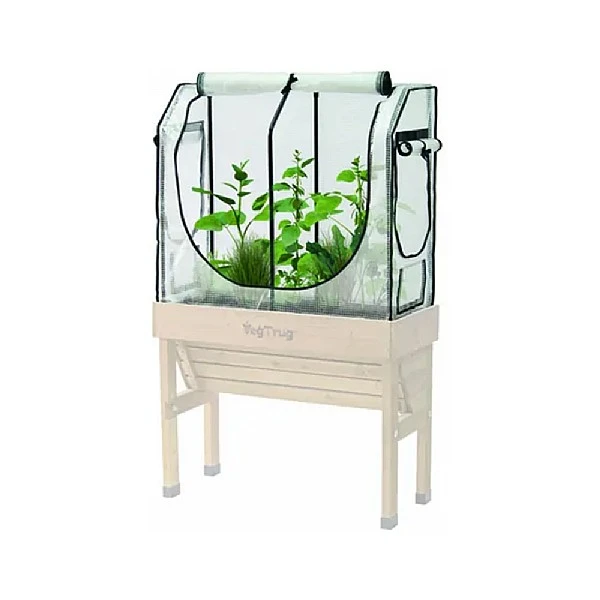 VegTrug Small WallHugger Greenhouse Frame & Multi Cover Set - Image 3