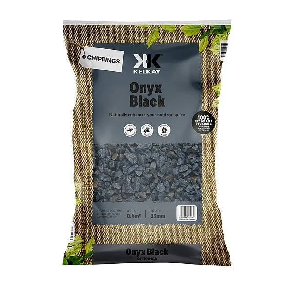 Onyx Black Chippings Bulk Bag - Image 3