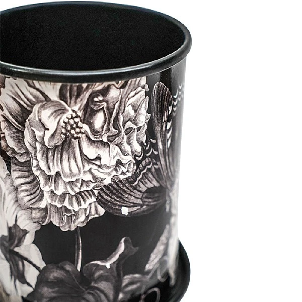 Kew Eclectic Orangery Noir Tall Planter With Saucer 13cm - Image 2