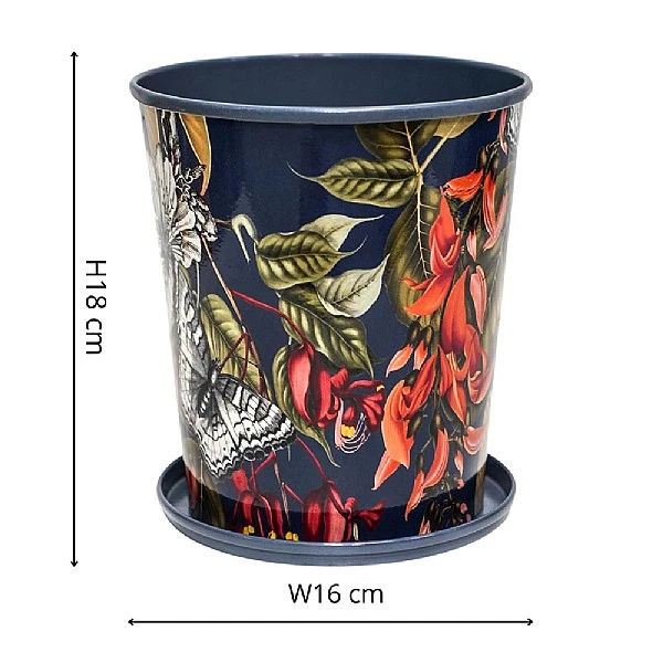 Kew Temperate House Planter With Saucer 16cm - Image 4