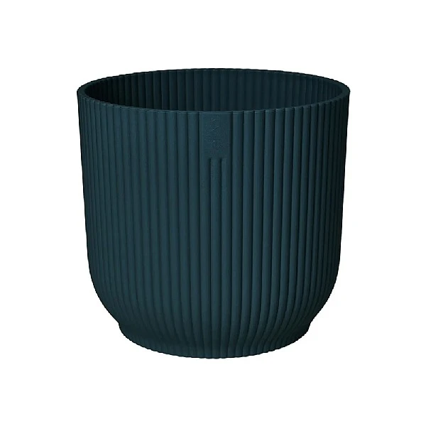 Elho Vibes Fold Round Planter 22cm Deep Blue - Image 4