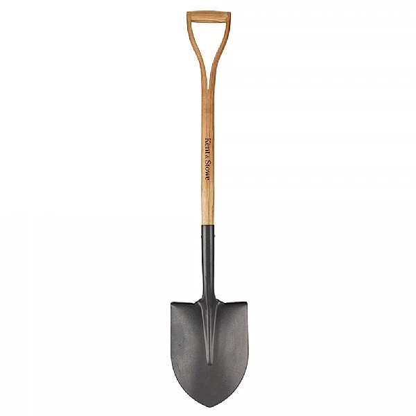 Kent & Stowe Carbon Steel Round Nose Shovel