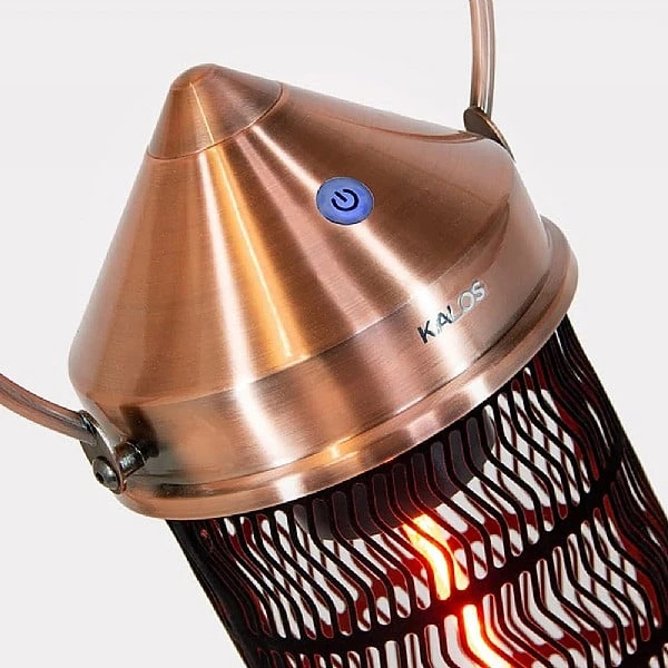Kalos Copper Lantern Patio Heater - Large 2000W - Image 8