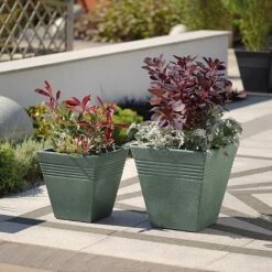 Piazza Square Planter 40cm (Various Colours)